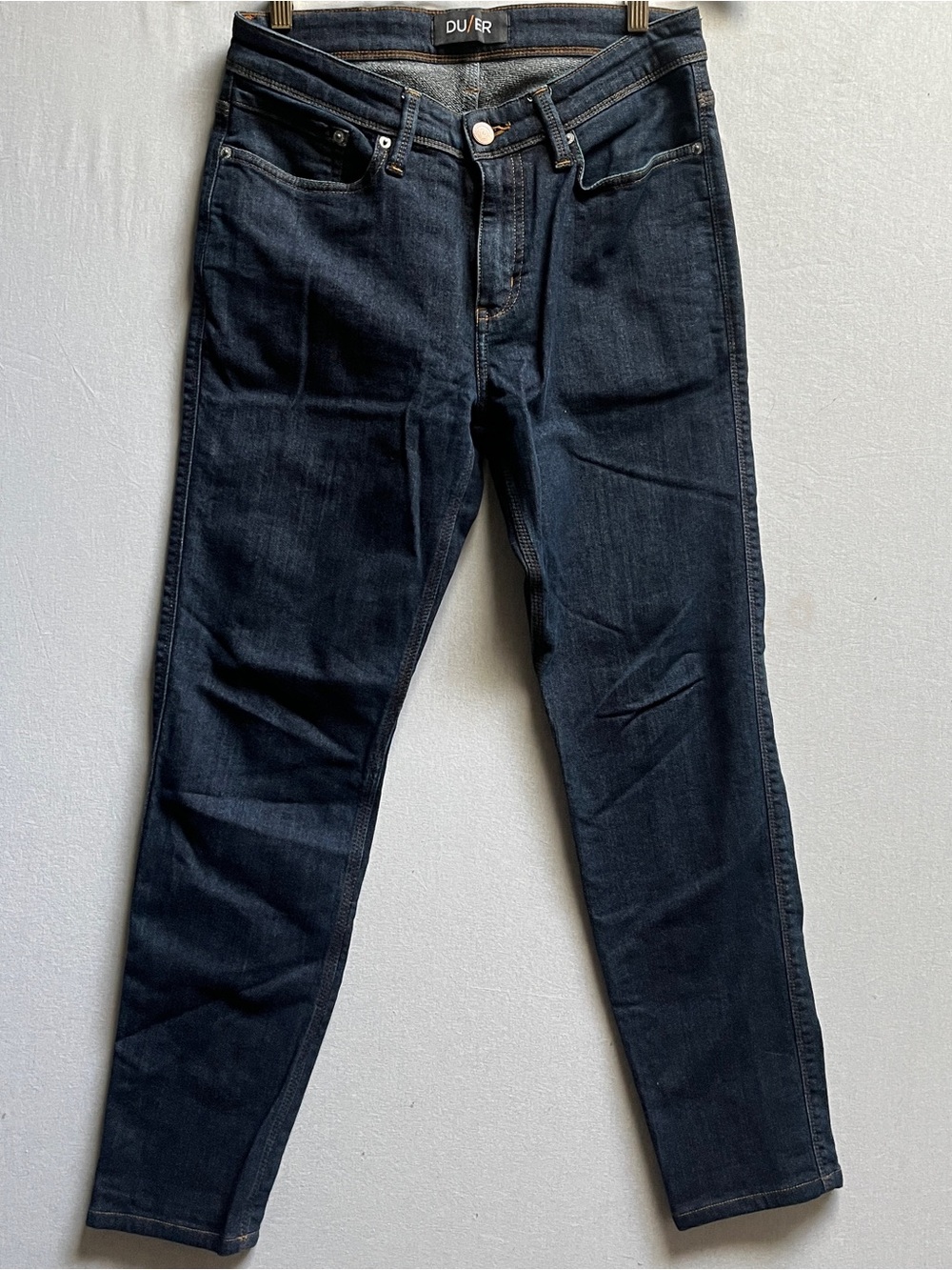 DU/ER Fireside Tech Fleece L2X Slim Fit Performance Denim Jeans Size 31